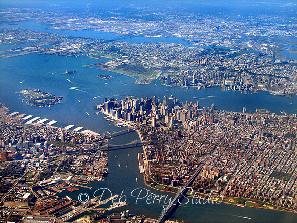 Flying into NYC