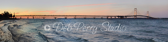 Mackinac Bridge (panoramic)