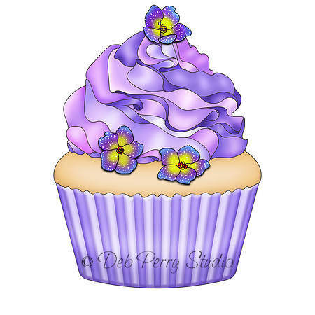 Illustrated Cupcake