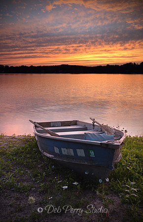 Sunset over Silver Lake (Traverse City)