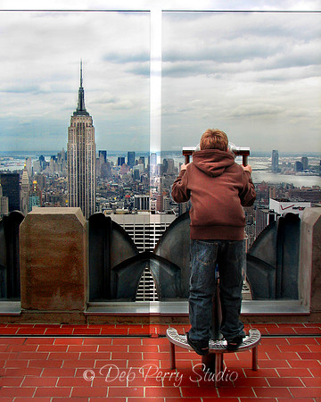 Boy at the Top of the Rock