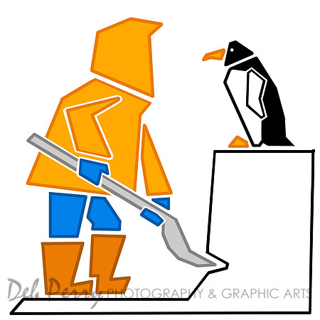 Shoveling snow