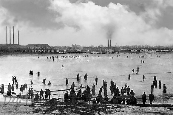 Boardman Lake in winter