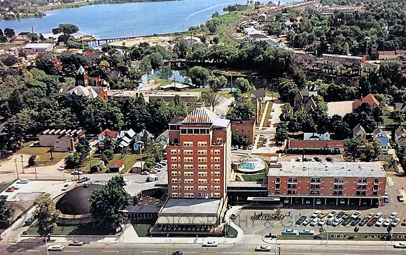 Aerial of the Park Place Hotel