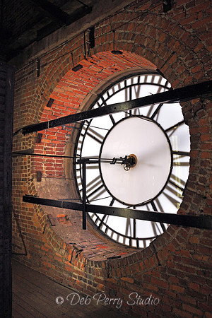 Wells County Courthouse clock tower