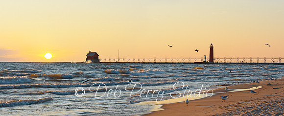 The lighthouses on Grand Haven’s South Pier 1